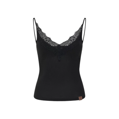 Lace Trim Built-In Bra Cami