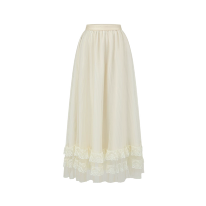 Ruching Rose A-Line Dress
