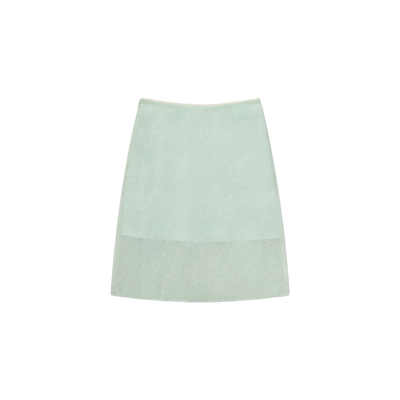 Light Lime Green Skirt / S