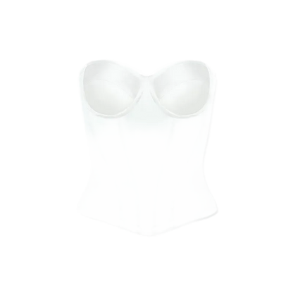 Velvet Bow Satin Corset