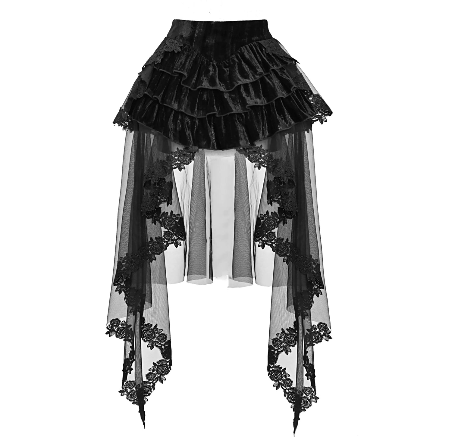 Beaded Velvet Gothic Corset Dress