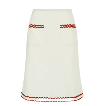 Contrast Sailor Collar Maxi Dress