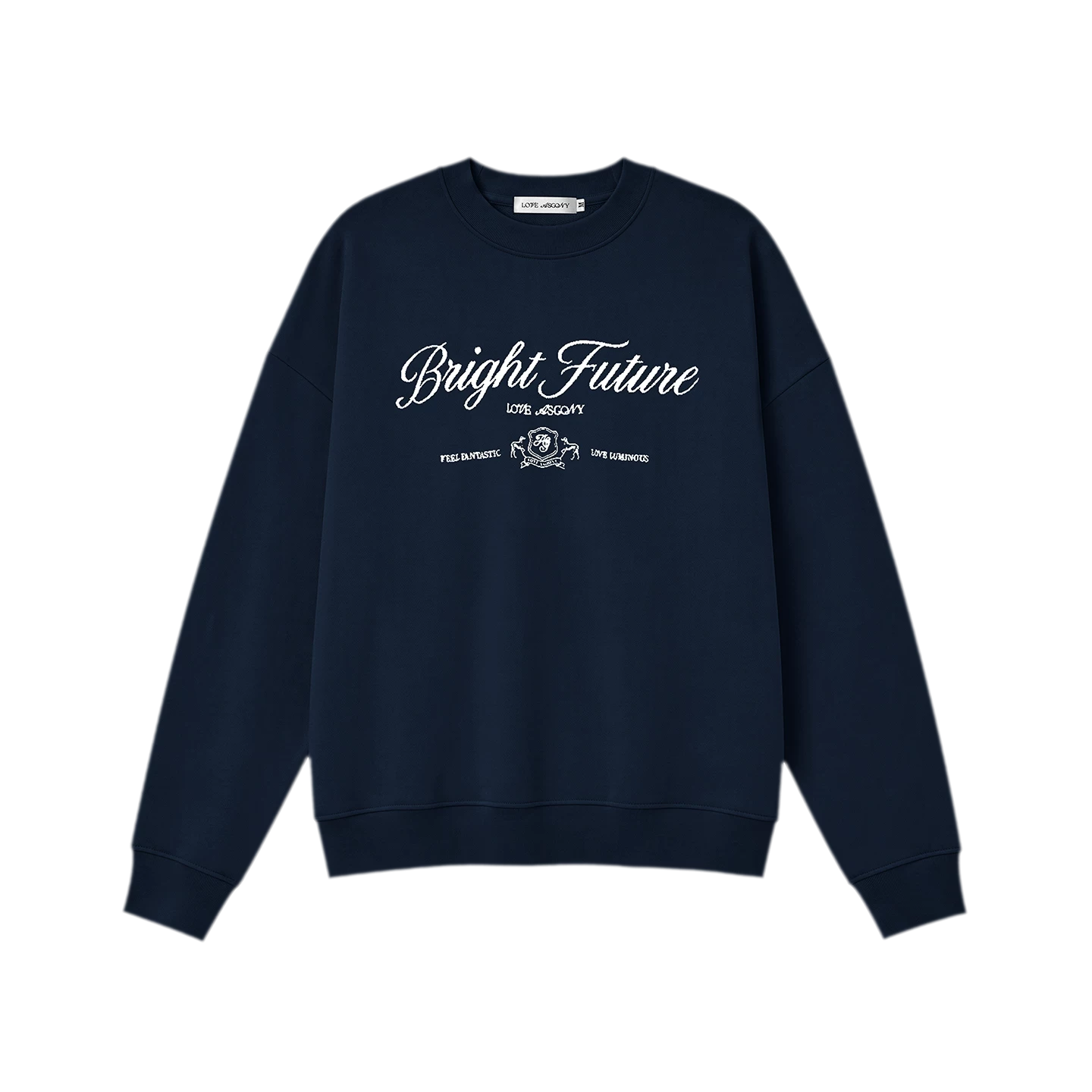 Embroidered Graphic Crewneck Sweatshirt