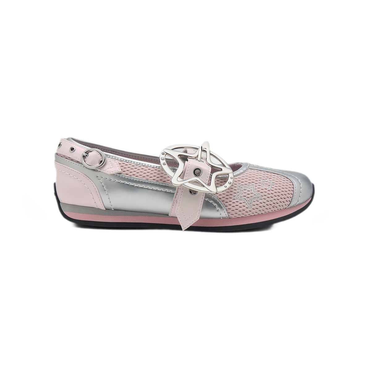 Star Buckle Mary Jane Shoes