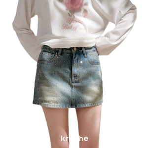 Denim Blue Skirt / S