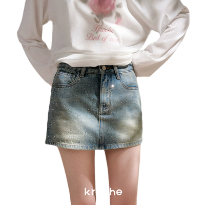 Denim Blue Skirt / S