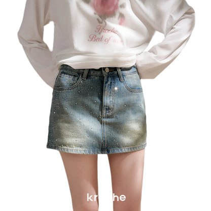 Sakura and Spring Stream A-Line Skirt