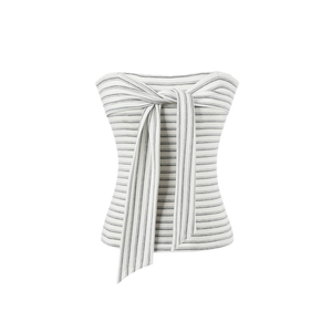 Gray and White Stripes / S