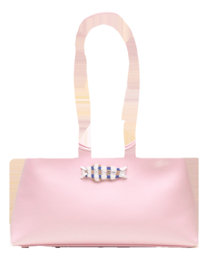 Textured Hobo Candy Applique Bag