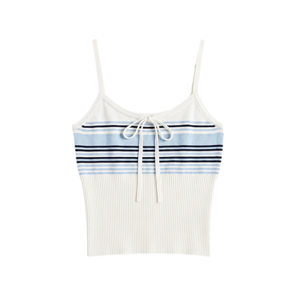 Striped Hooded Three-Piece Set