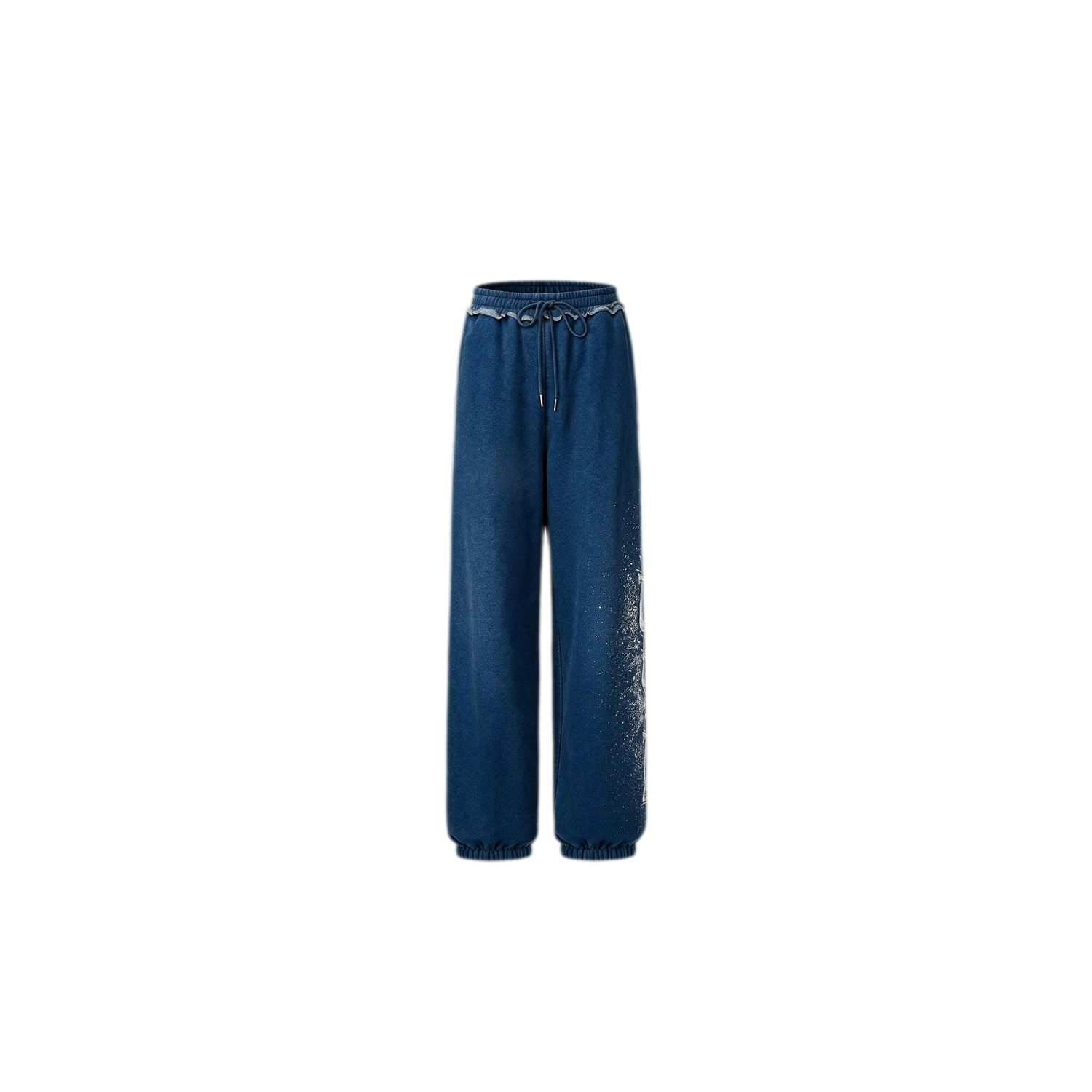 Graphic Cropped Hoodie Pants Set