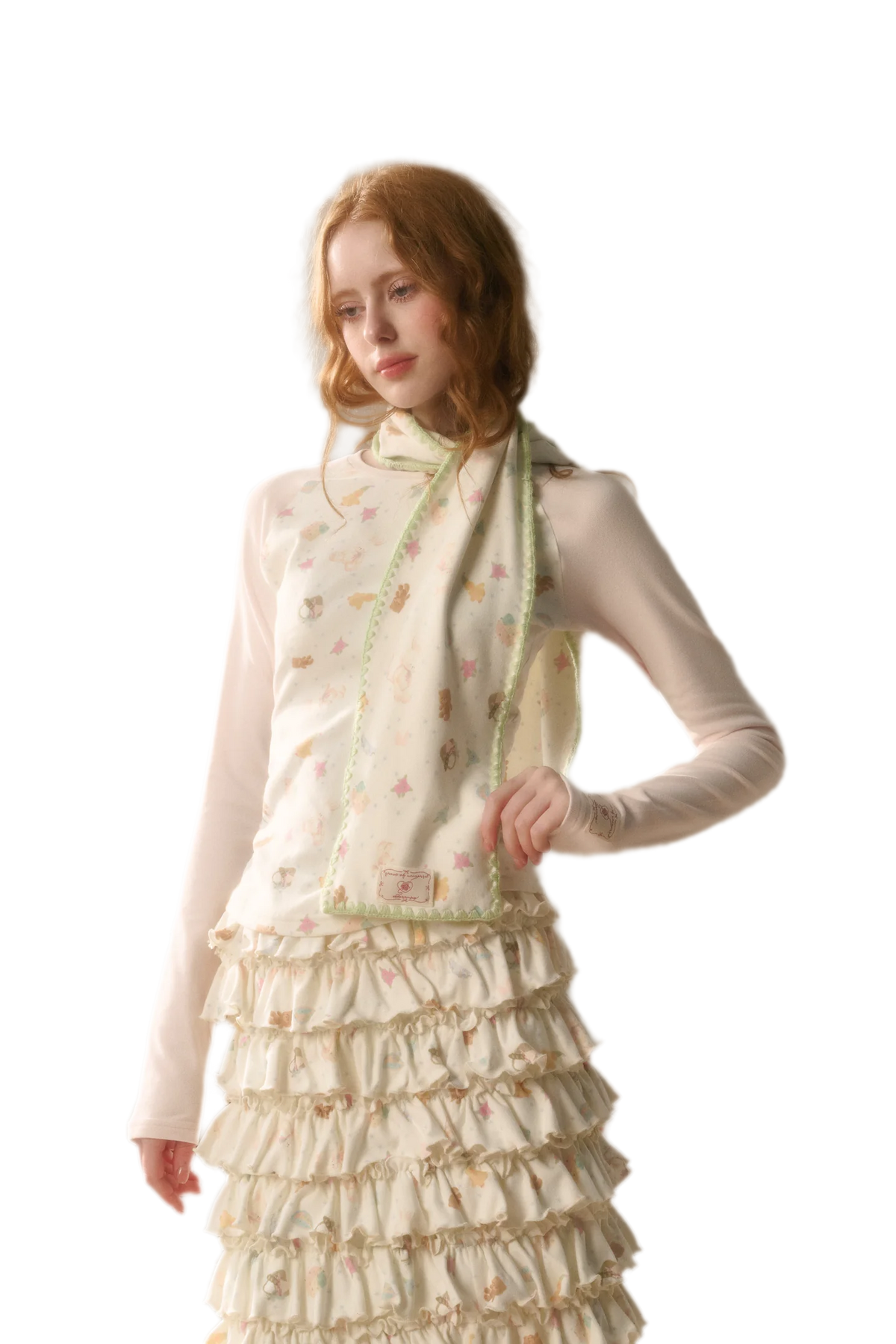 Printed Layered Cake Skirt — Load image 40 in gallery view