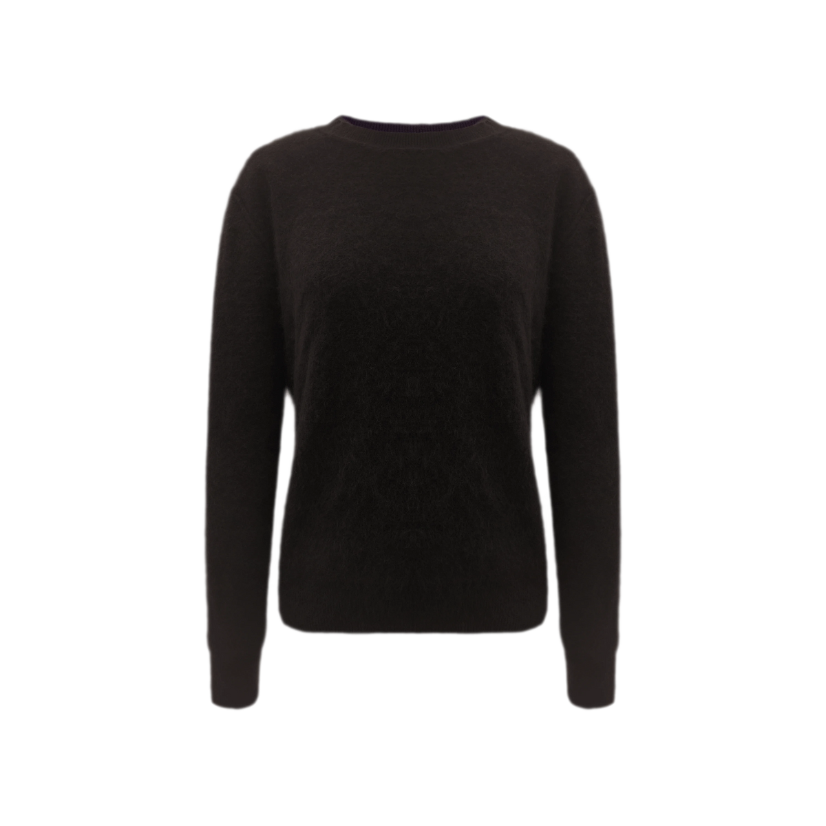Brushed Knit Crewneck Sweater
