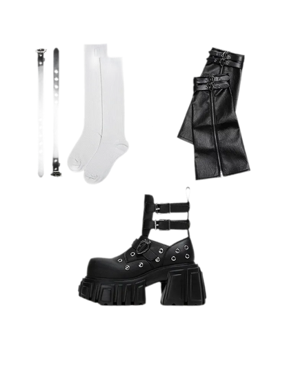 Punk Platform Roman Boots
