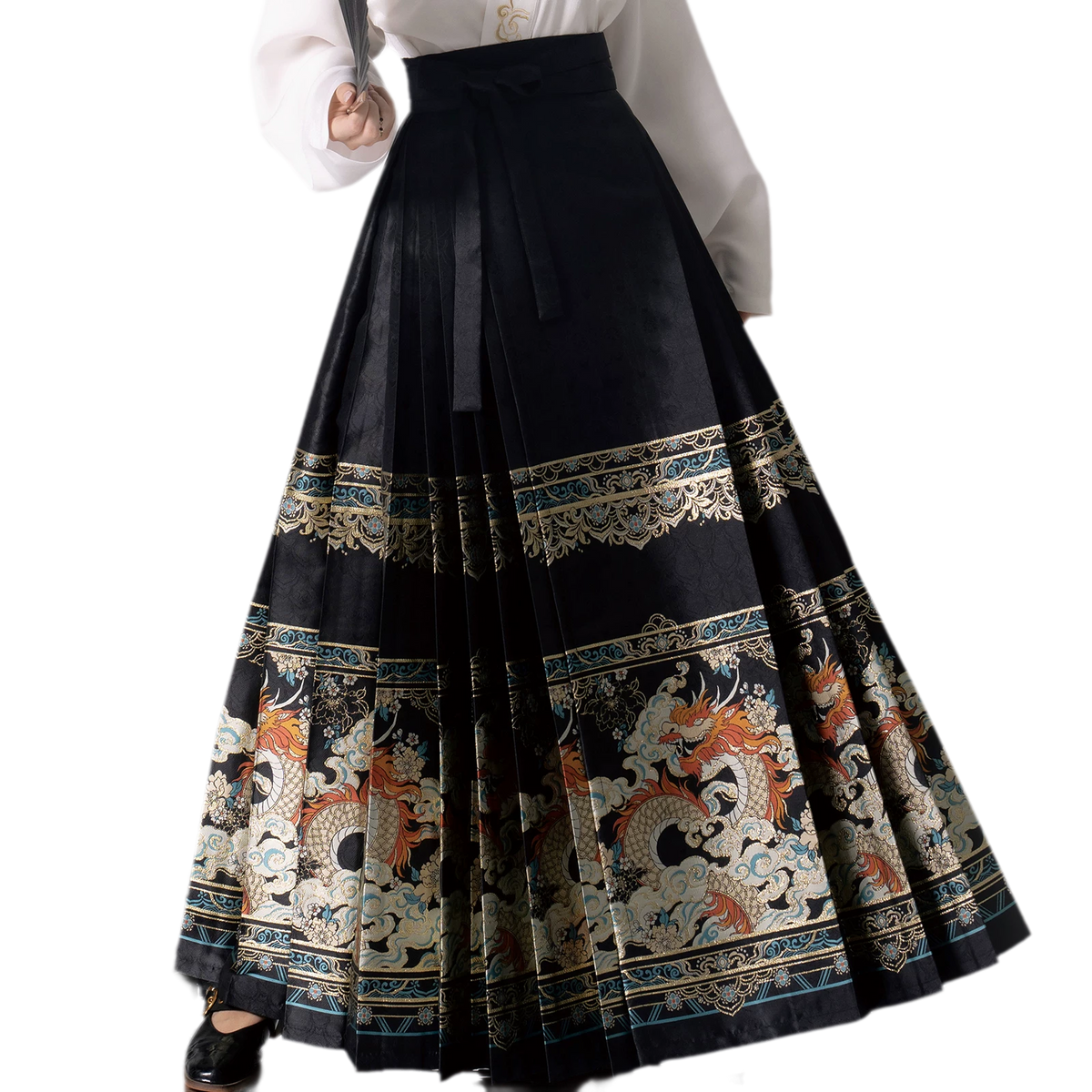 游龙踏雪 Brocade Mamian Skirt Set