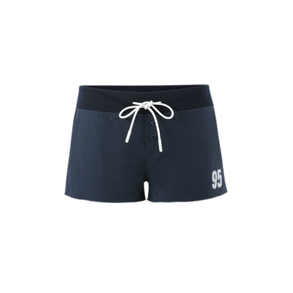 Korean Sporty Print Puff Sleeve Shirt &amp; Shorts