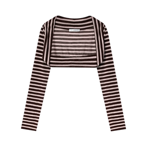 Coffee Pink Stripe / S