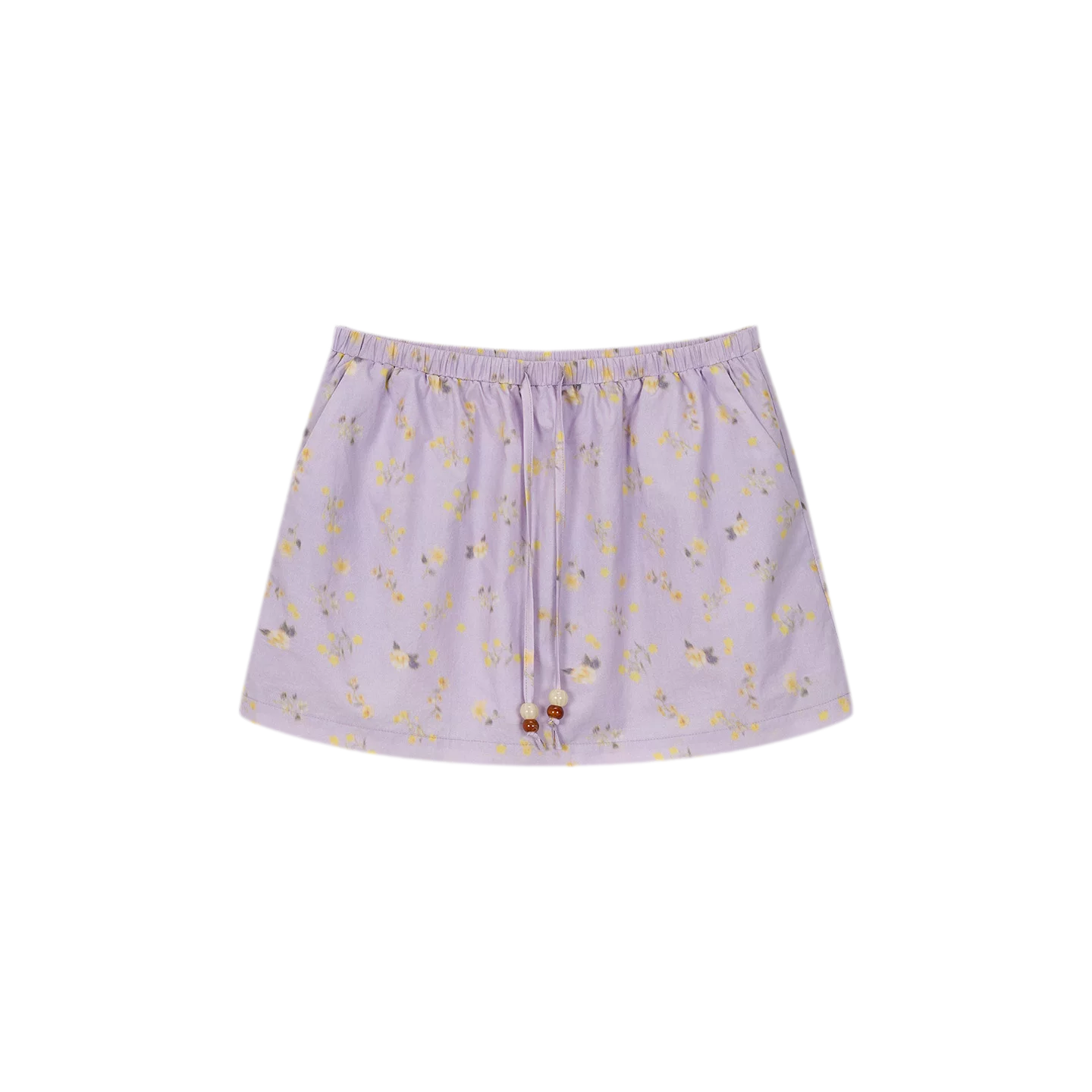 Twin Flowers French Floral Halter Top &amp; Drawstring