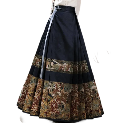Blue Horse-face Skirt / S