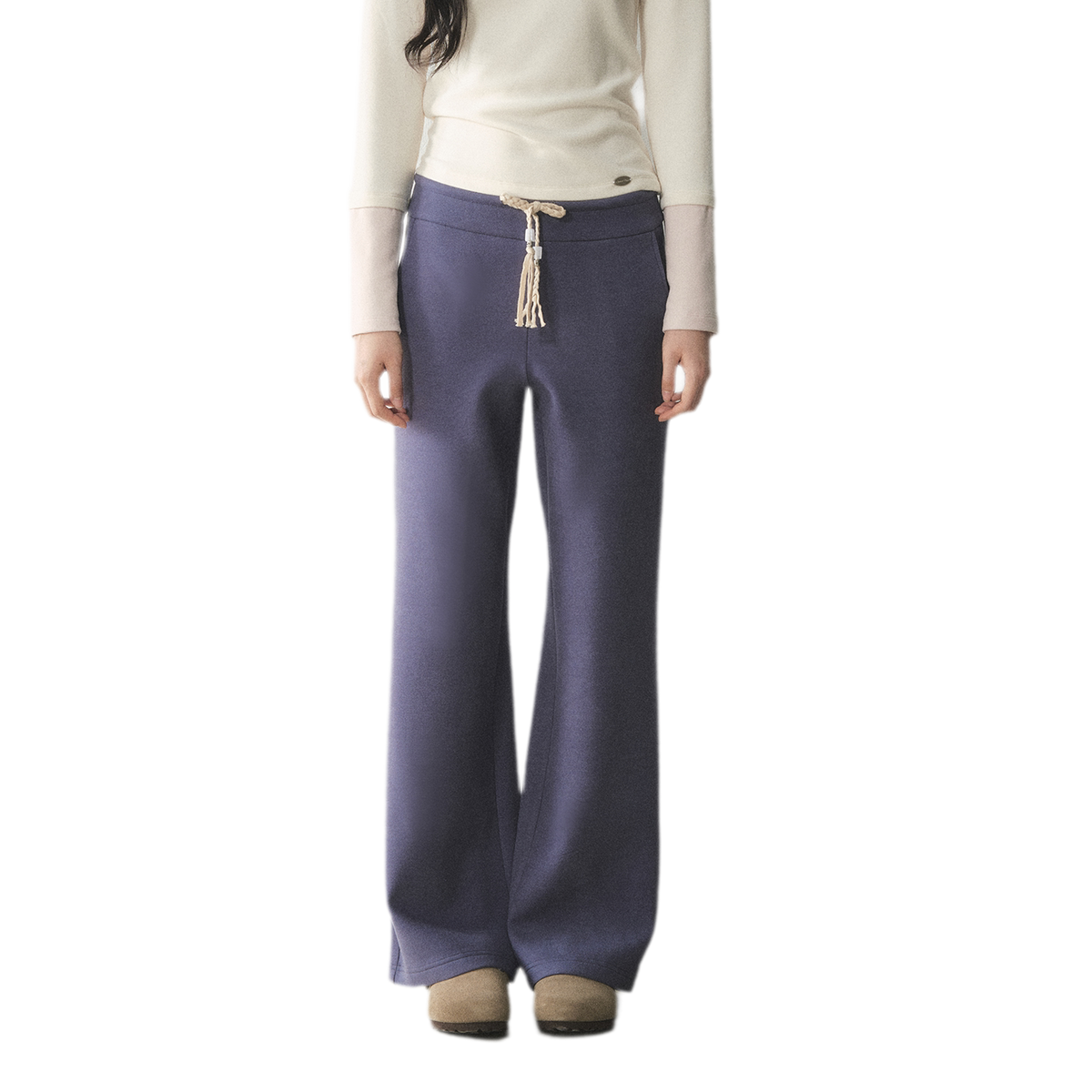 Conjunto floral de sudadera con capucha Air-Layer