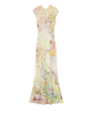 Pink Qipao Skirt (Long) / S
