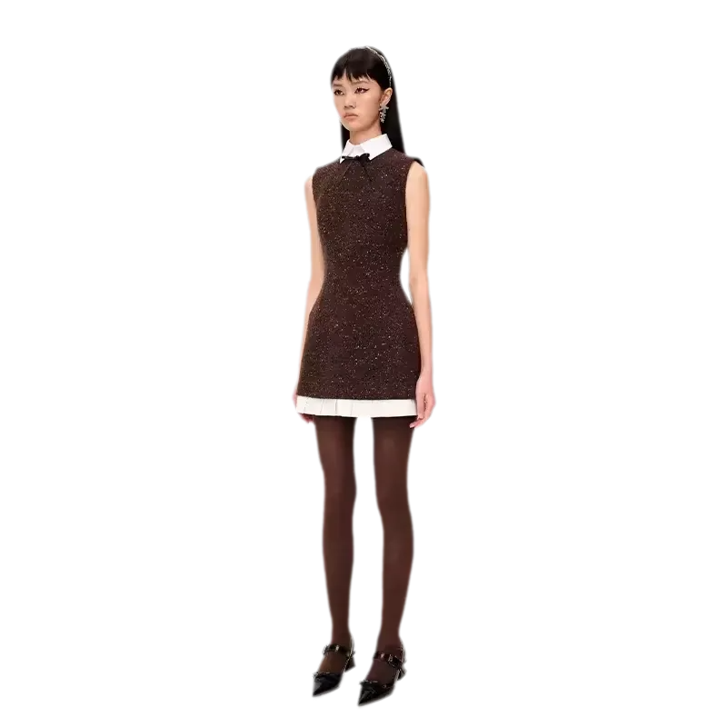 Ruffle Waist Fitted Dress