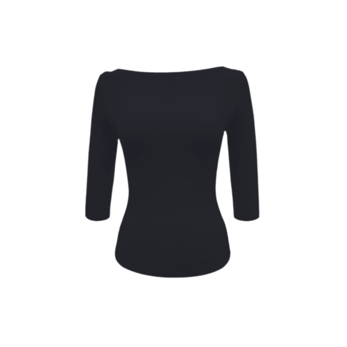 Lyocell Boat Neck Knit Top