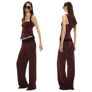Burgundy Pants / S