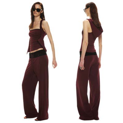 Burgundy Pants / S