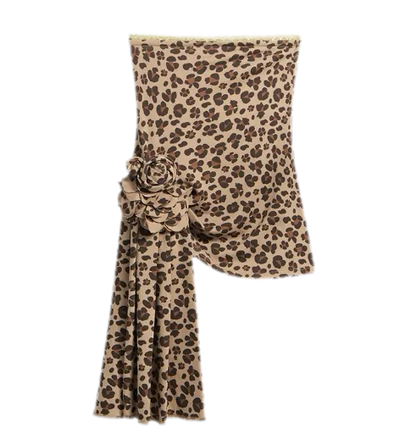 Leopard Lace Backless Cami