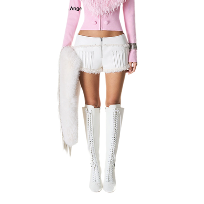 Reversible Fur Leather Cropped Jacket