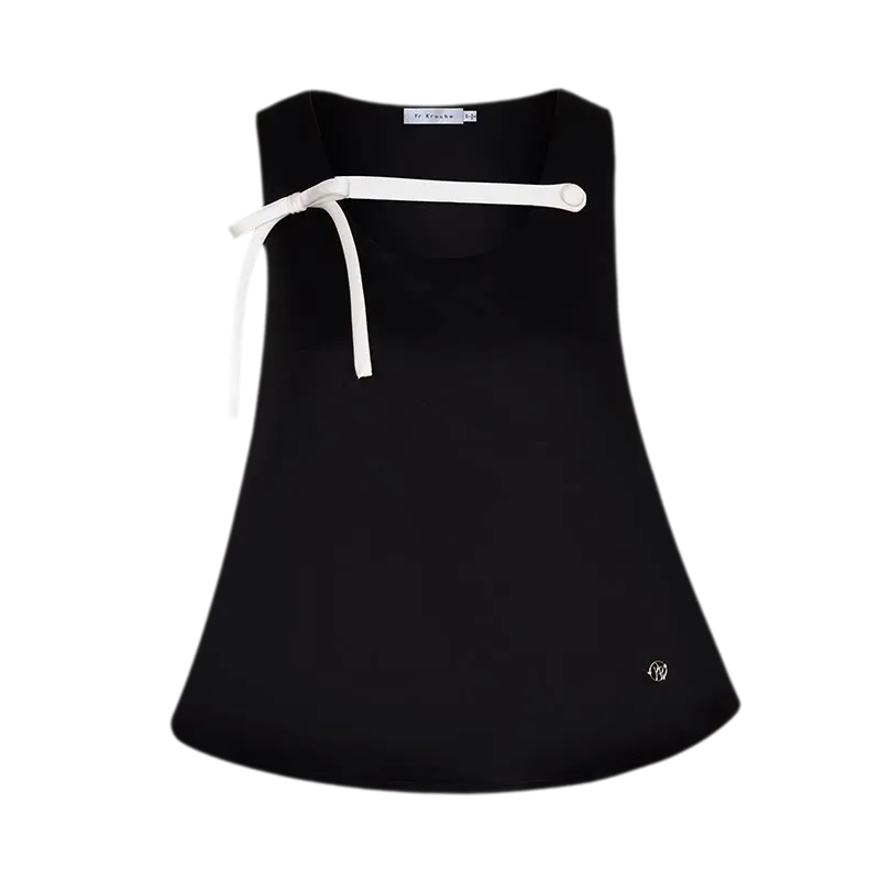 Pearl Satin Bow Dress