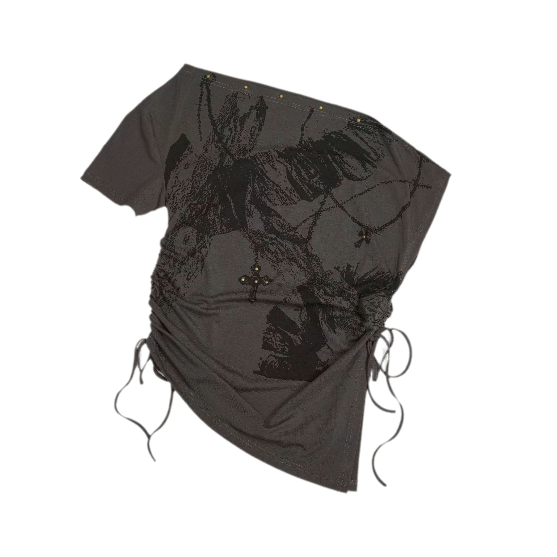 Distressed Punk Shoulder Tee