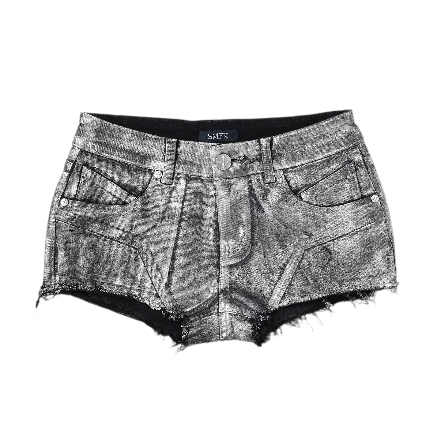 Wild Phantom Ultra Low-Rise Denim Shorts