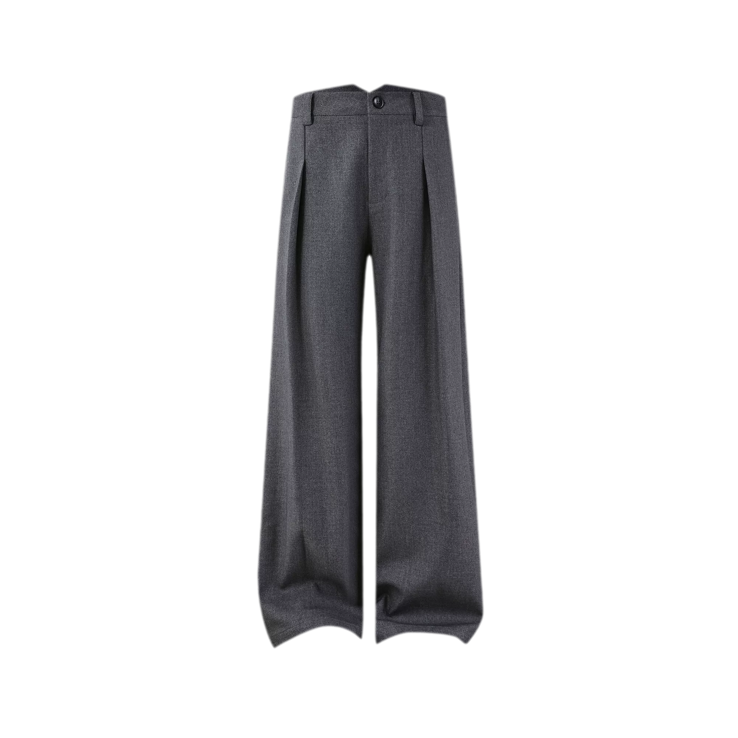 500G Houndstooth Pleated Wide-Leg Pants