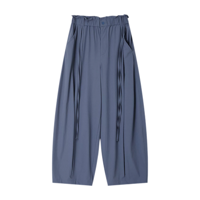 Blue Gray Balloon Pants / S