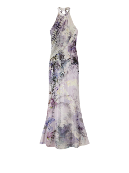 Samt-Jacquard-Meerjungfrauenkleid