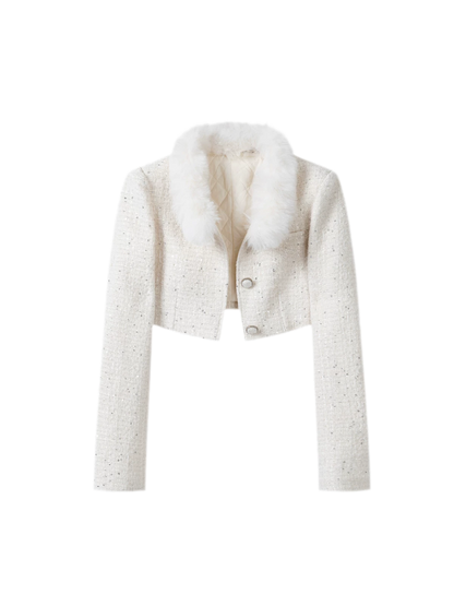 Boucle Jacket Tulle Skirt Set