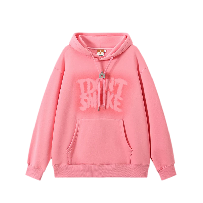 American Style Shadow Print Hoodie