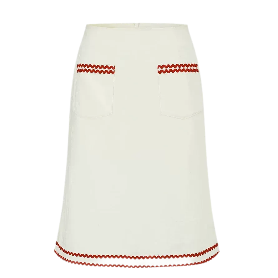 Contrast Sailor Collar Maxi Dress
