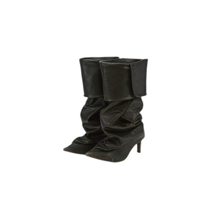 Pointed Toe Slouch Boots