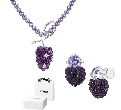 Beaded Heart Pendant Necklace