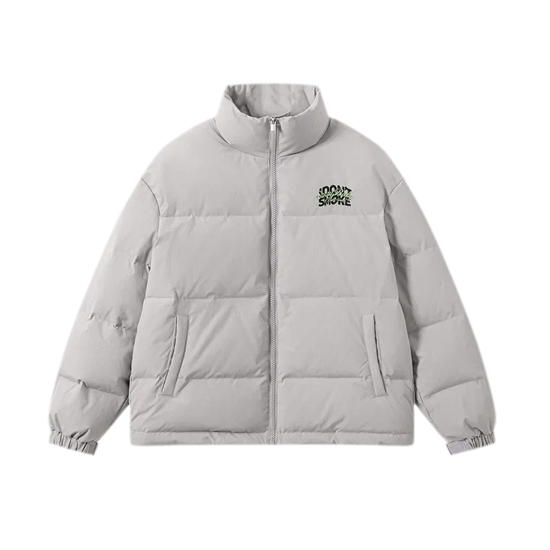 Textured 90-Down Winter Jacket