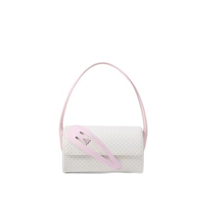 Oversized Hair Clip Shoulder Bag