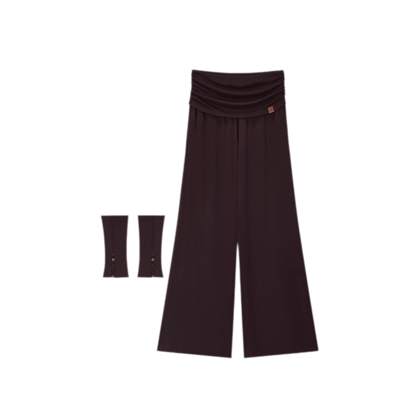 Irregular Ruffle Knit Set