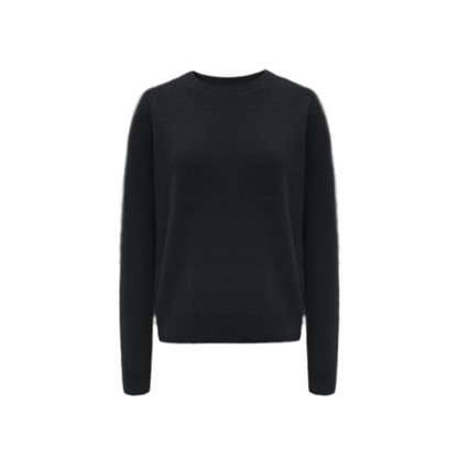 Brushed Knit Crewneck Sweater