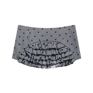 Black-Gray Polka Dot (Pre-order) / S