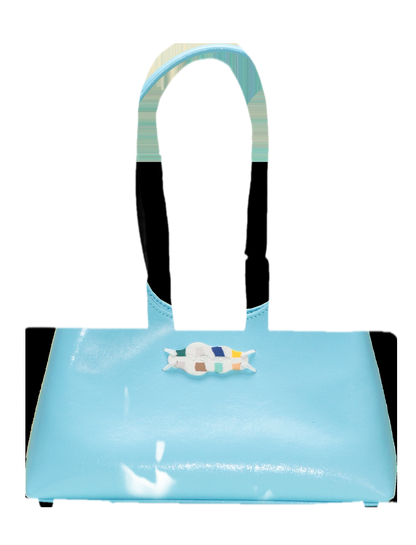 Textured Hobo Candy Applique Bag