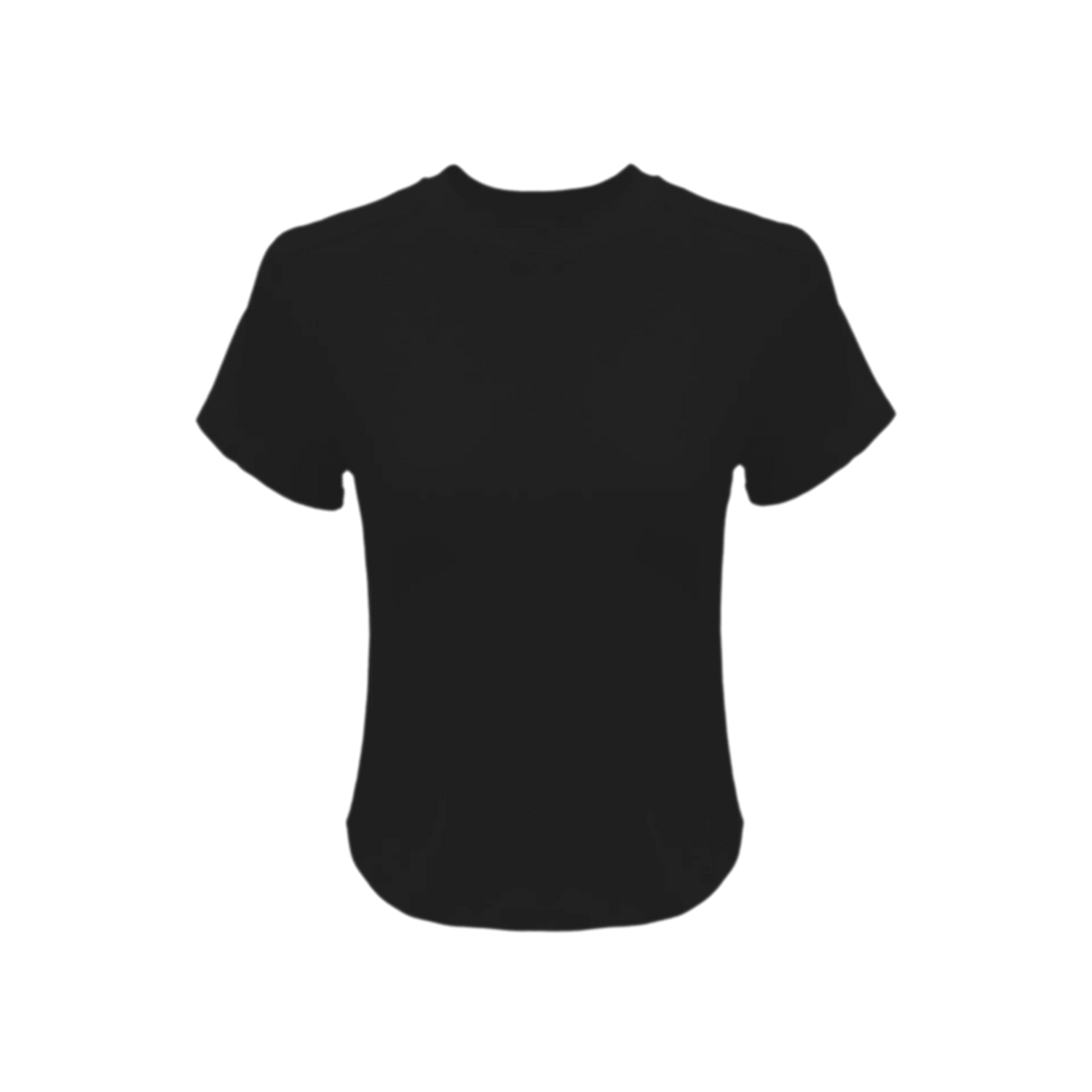 Stretch Cropped Crew-Neck T-Shirt