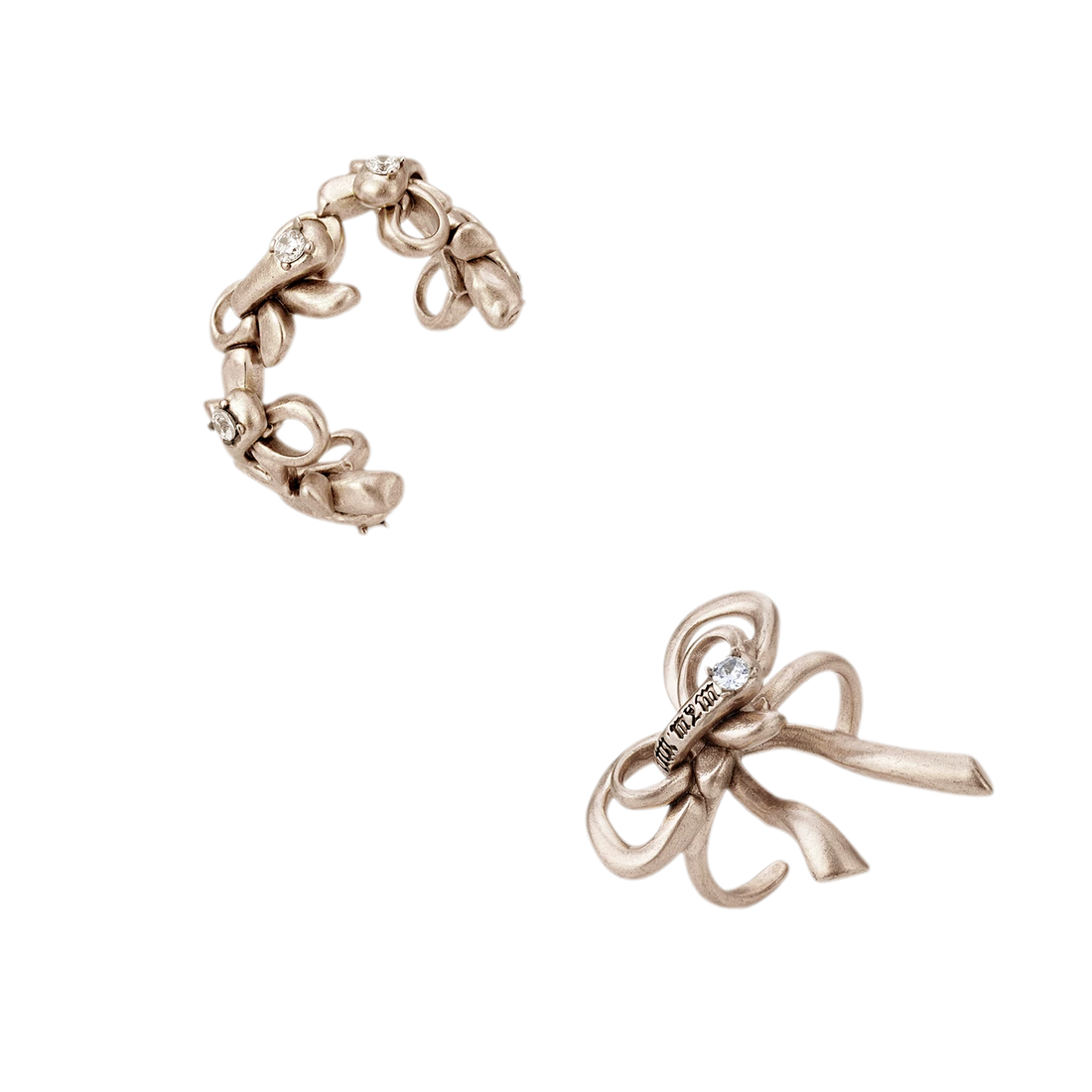 Vintage Bowknot Ring with Rhinestones